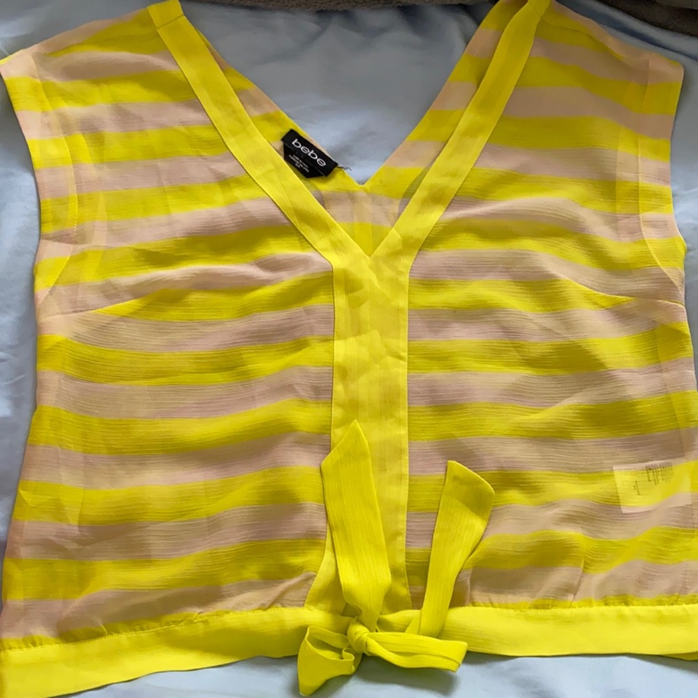 Bebe neon top